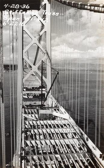 (BAY BRIDGE) A set of 11 albums detailing the construction of the original San Francisco-Oakland